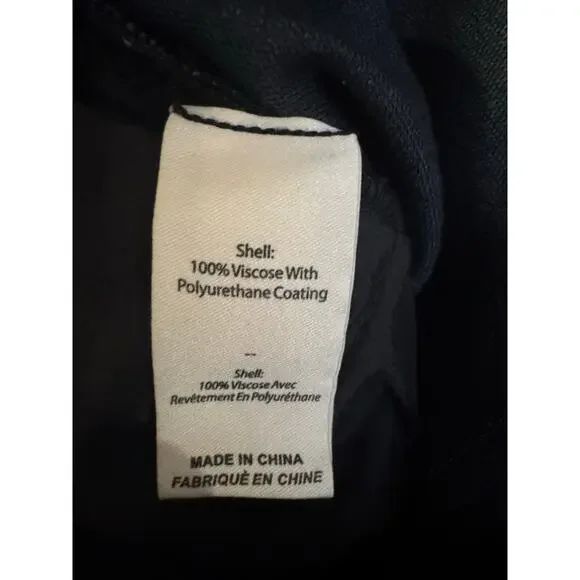 Cinq A Sept Shanis Black Vegan Leather Slit Bootcut Pants Size 2 - Picture 8 of 9